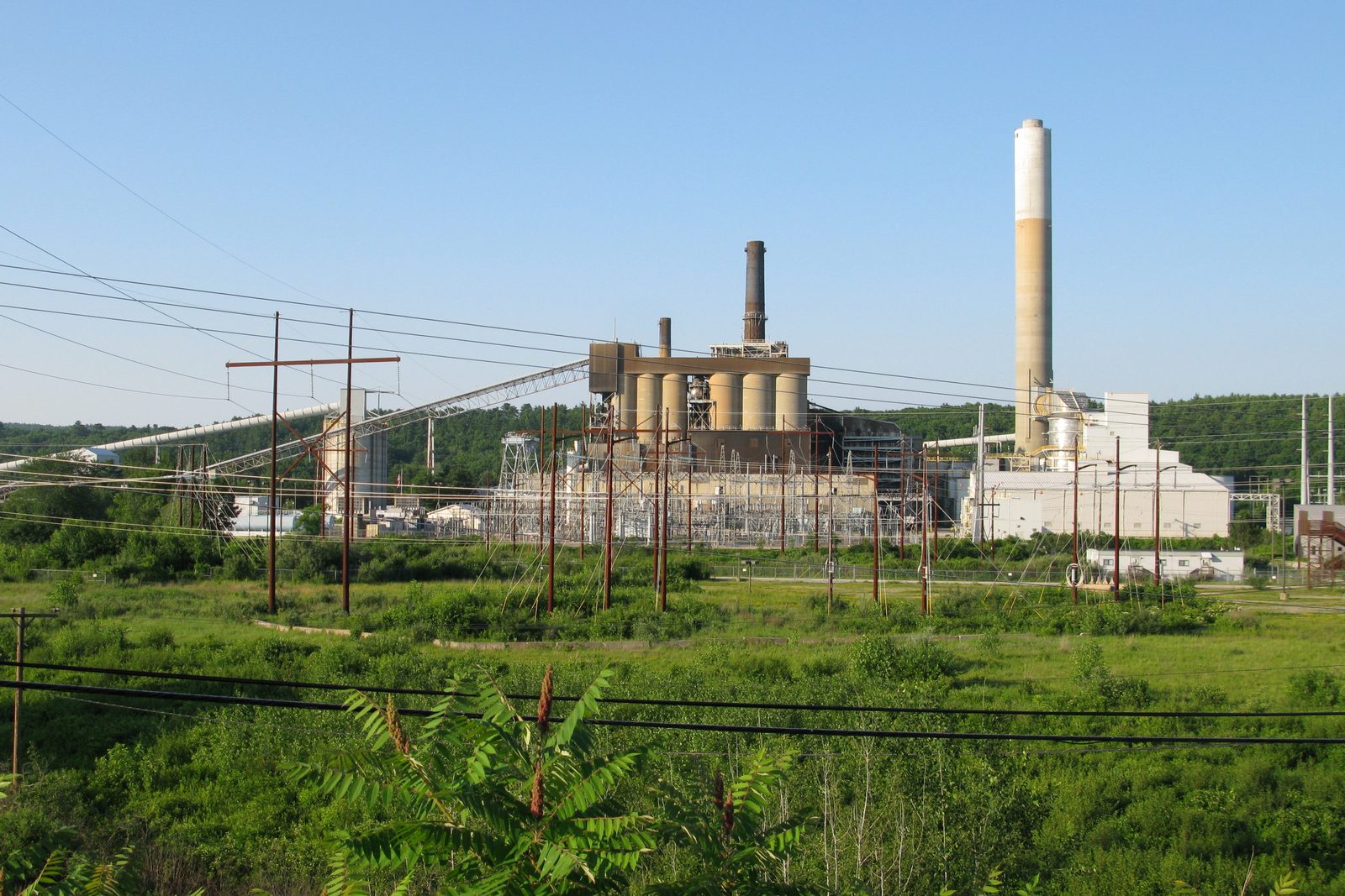 Merrimack Station, the power plant on the Merrimack River in Bow, New Hampshire