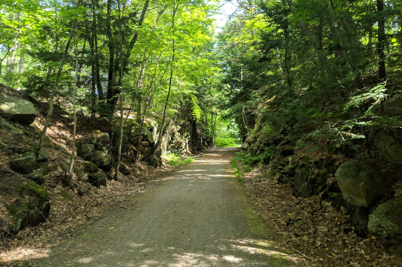 Goffstown Rail Trail in Goffstown, New Hampshire